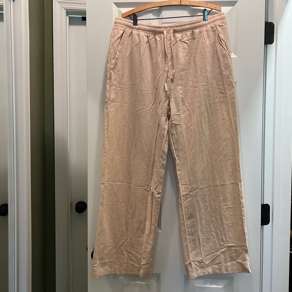 3/$19 NWT Wide leg linen pants - Picture 7 of 15